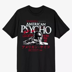 Ice Nine Kills X American psycho Black Graphic Tee